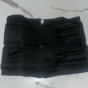 Black rip/velcro waste trainer